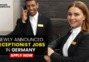 Newly Announced Receptionist Jobs in Germany